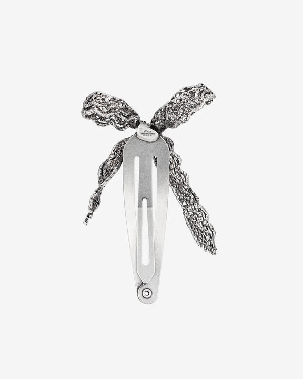 ShuShu/Tong - Women's Retro Lace Bowknot Hair Clip - (Silver)