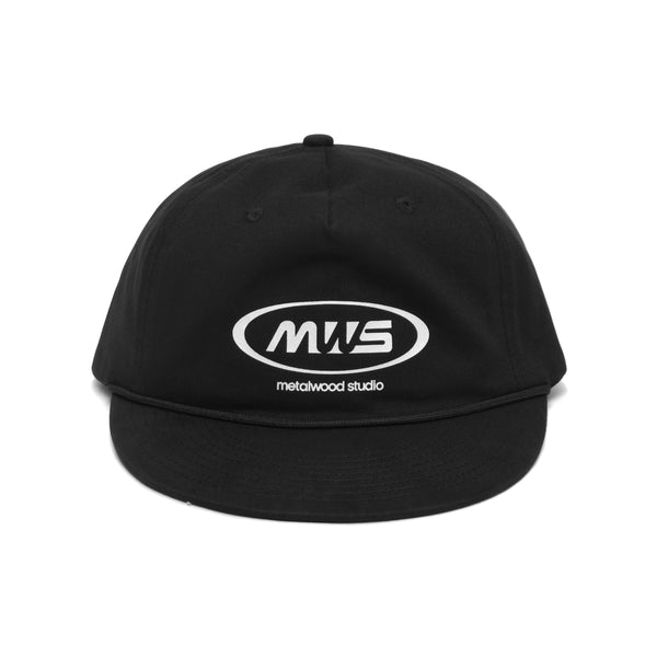 Metalwood - Men's Brush Strokes Rope Hat - (Black)