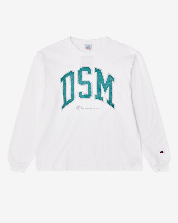 Champion - DSM Long Sleeve T-Shirt - (White)