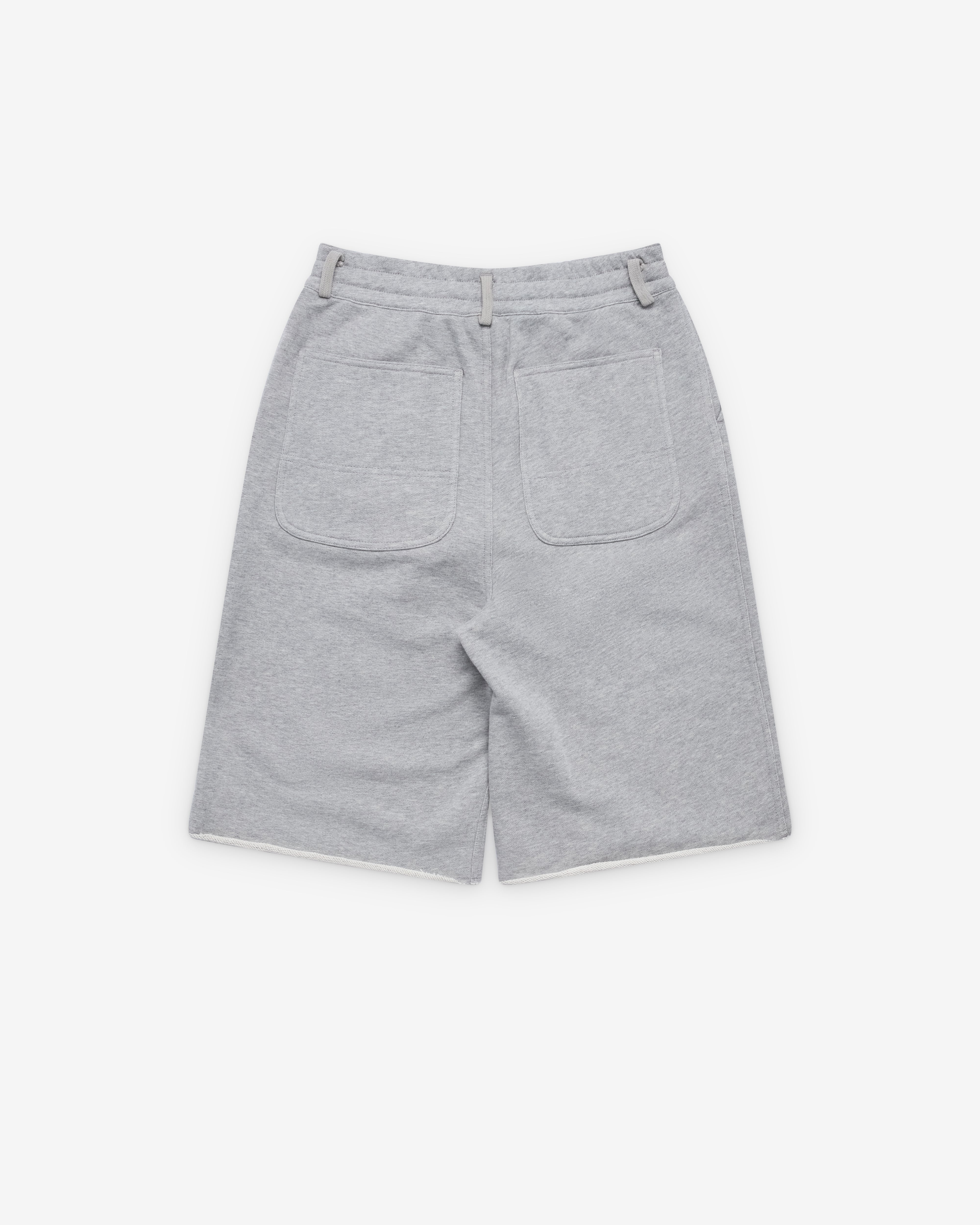 DSM Kei Ninomiya: Pleated Sweatshorts (Grey) | DSMNY E-SHOP