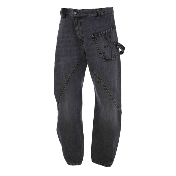 JW Anderson - Men's Twisted Workwear Jeans - (Grey)