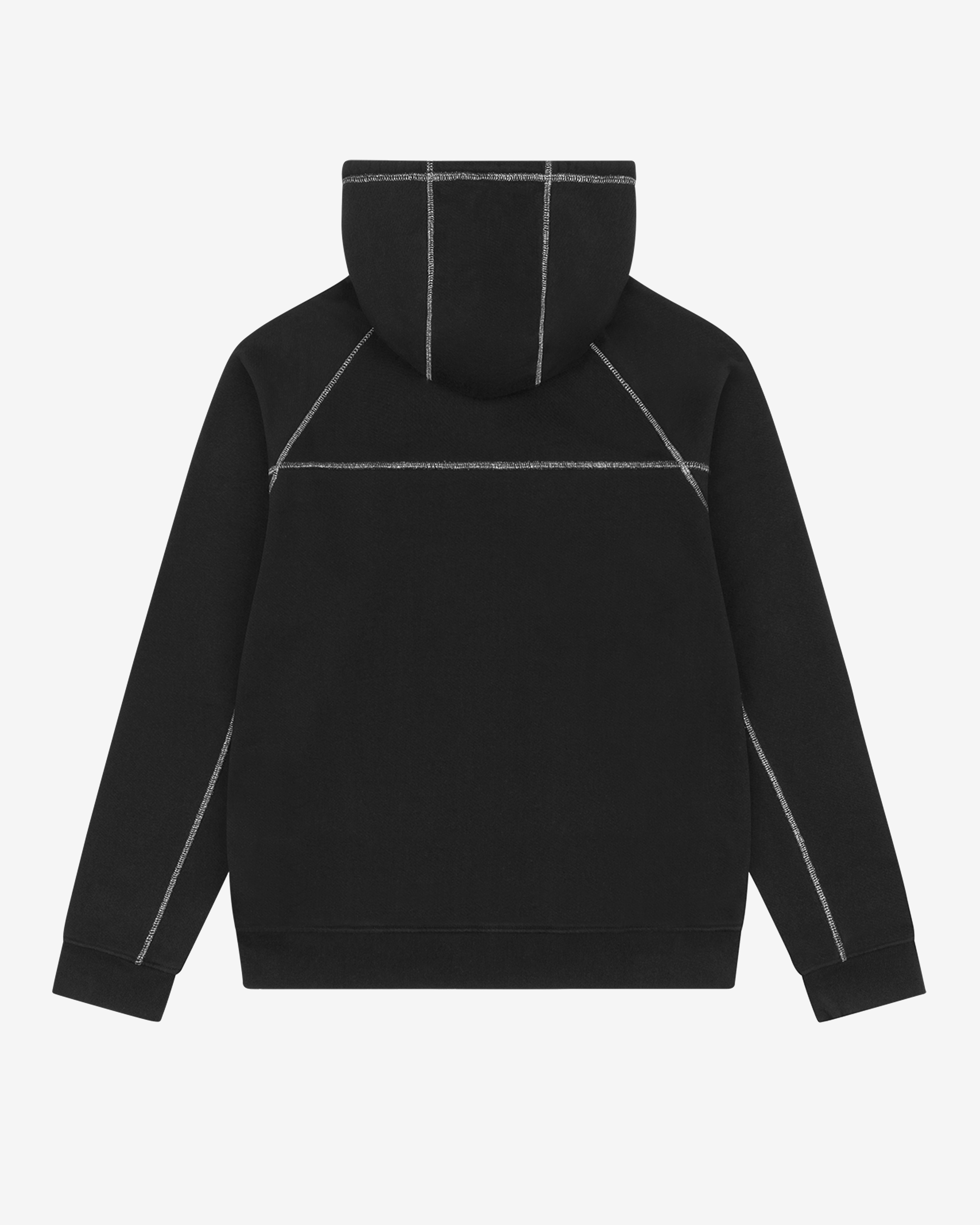 Denim Tears: Men's Court Lines Zip Hoodie (Black) | DSMNY E-SHOP