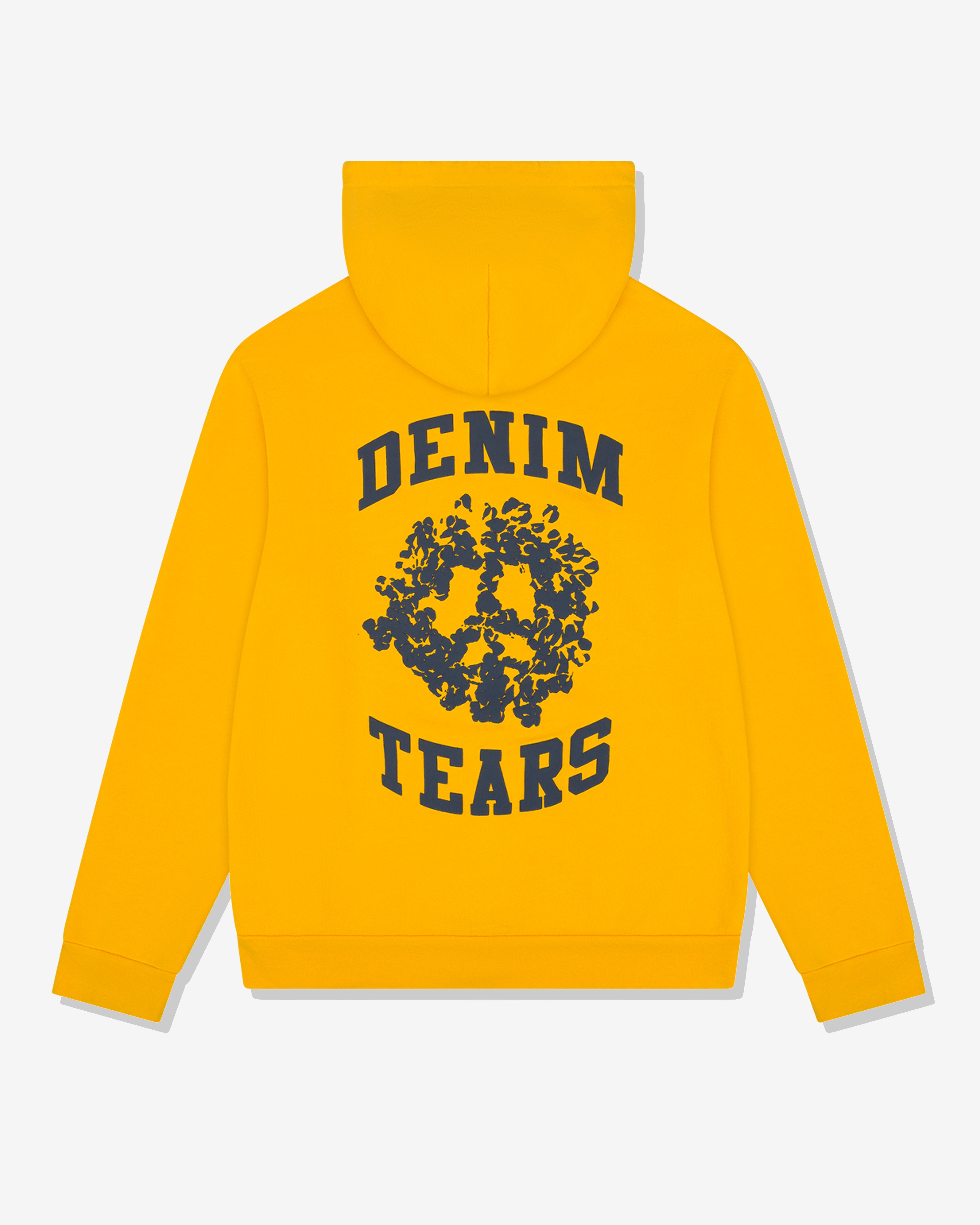 Denim Tears: Men's Denim University Zip Hoodie (Yellow) | DSMNY E-SHOP