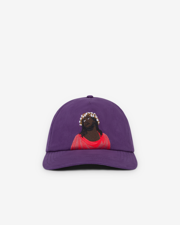 Denim Tears - Men's Black Jesus Cap - (Purple)