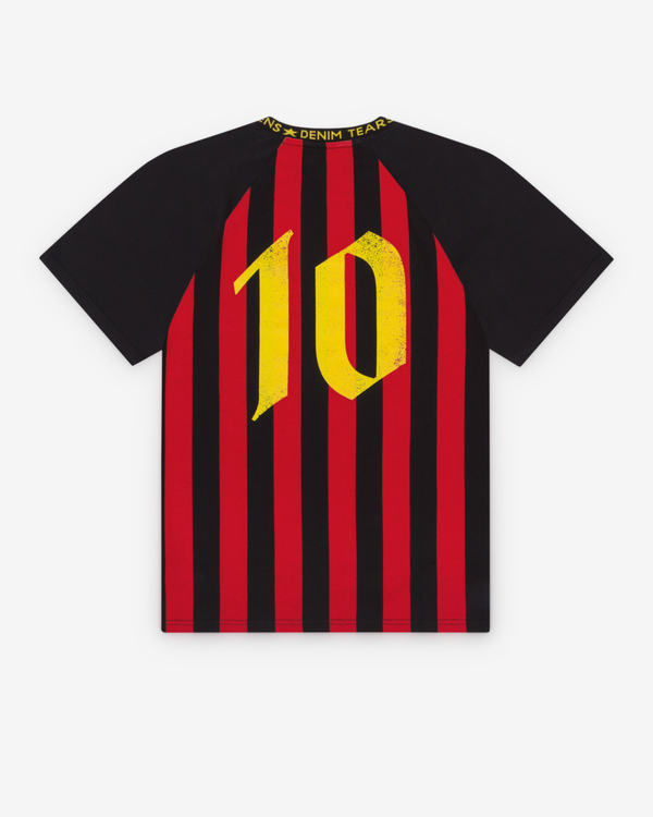 Denim Tears - Men's Two Tone Raglan T-Shirt - (Black/Red)