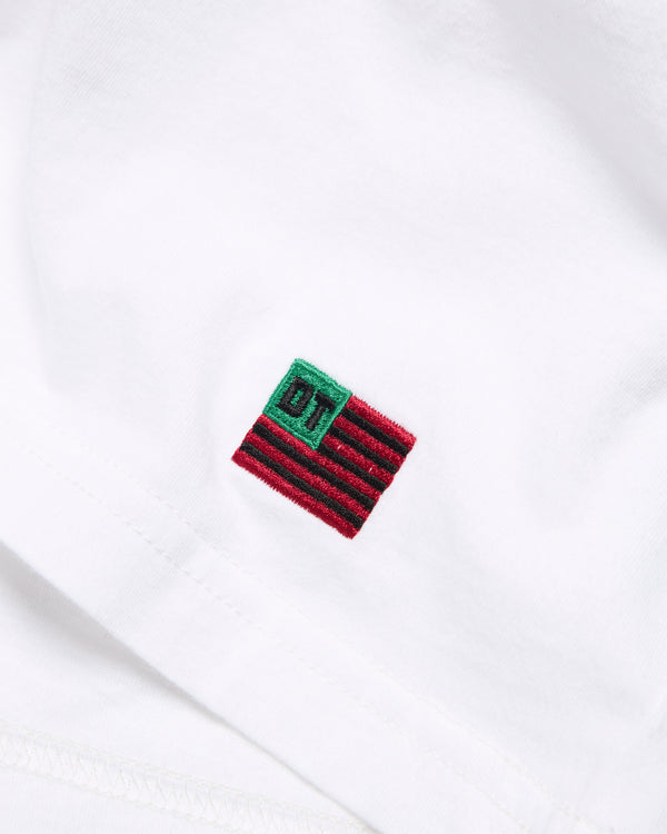 Denim Tears - Men's Long Sleeve Flag Tee - (White)