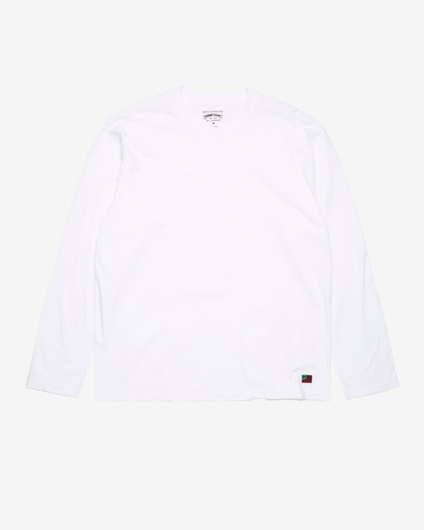 Denim Tears - Men's Long Sleeve Flag Tee - (White)