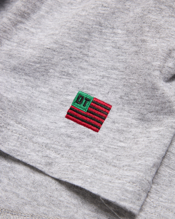 Denim Tears - Men's DT Flag Short Sleeve Tee - (Grey)