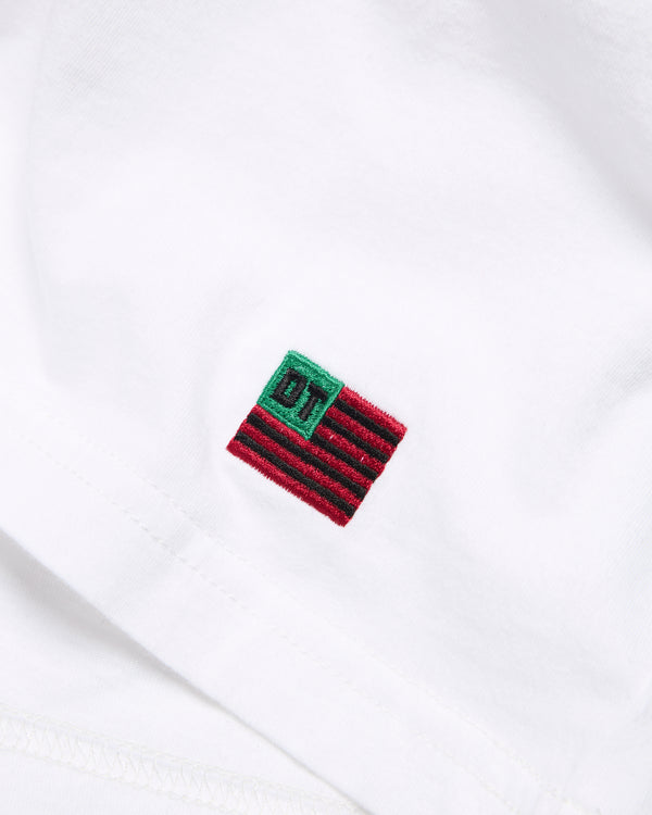 Denim Tears - Men's Short Sleeve Flag Tee - (White)