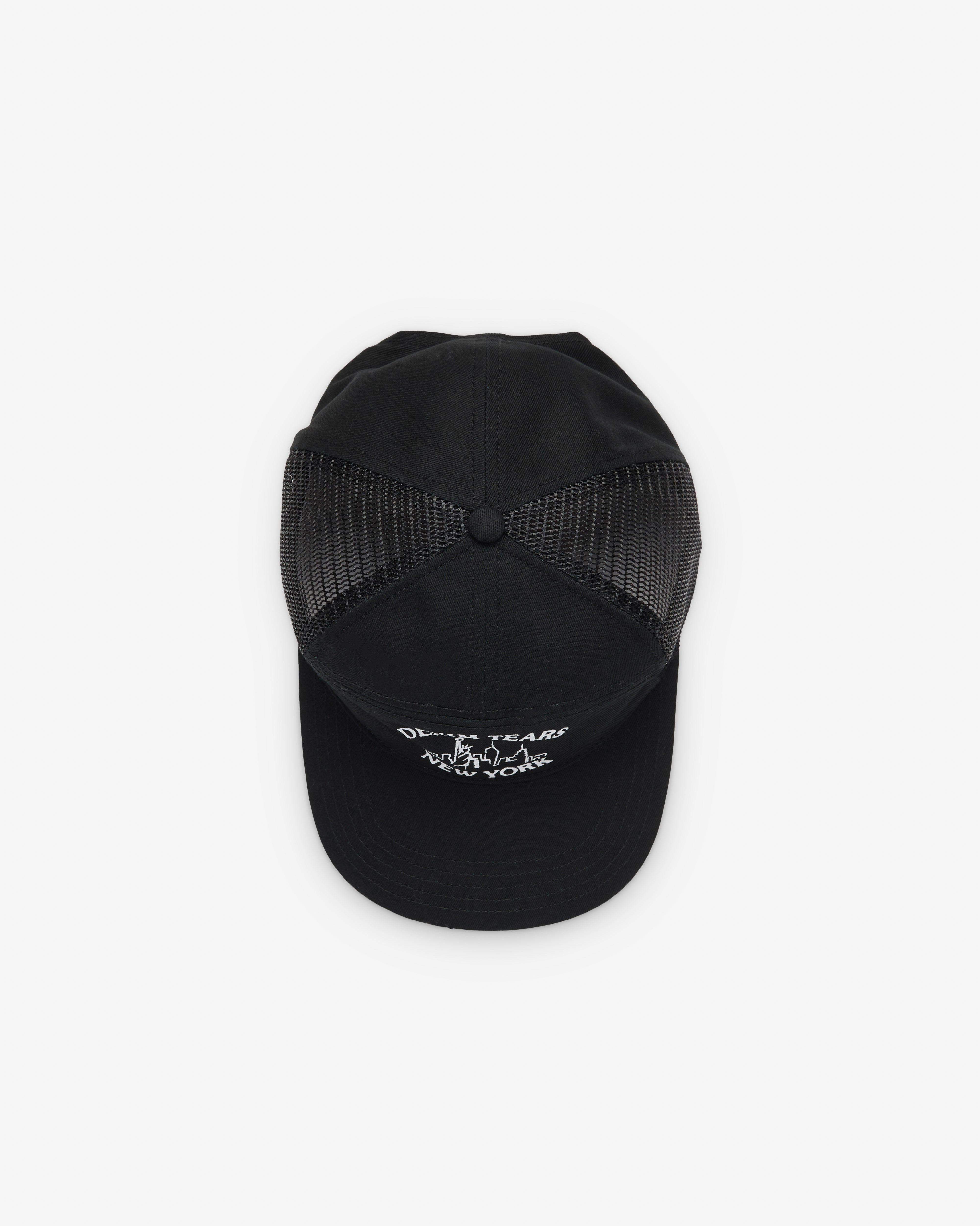 Denim Tears: Men's Logo Cap (Black) | DSMNY E-SHOP