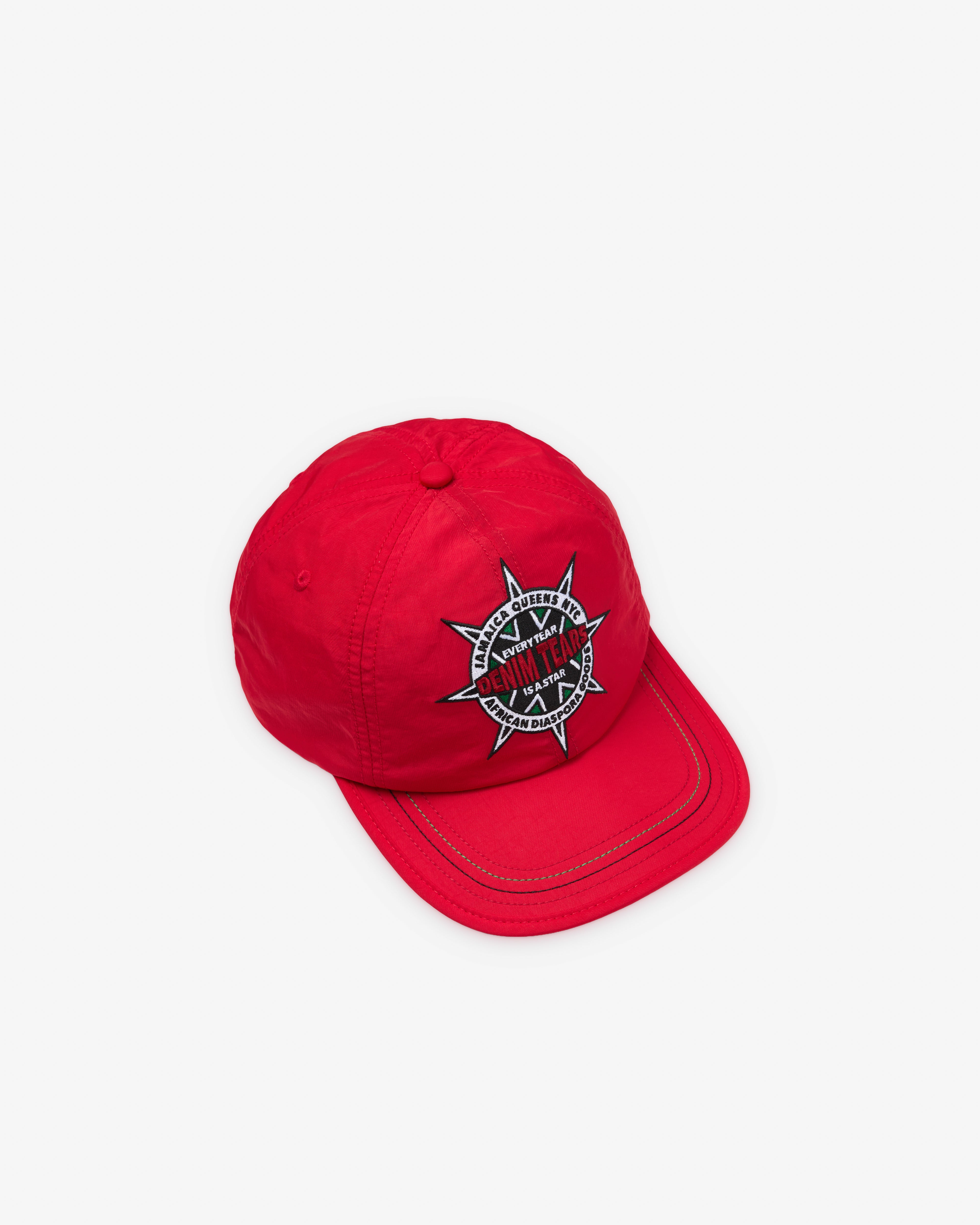 Denim Tears: Men's DT Star Cap (Red) | DSMNY E-SHOP
