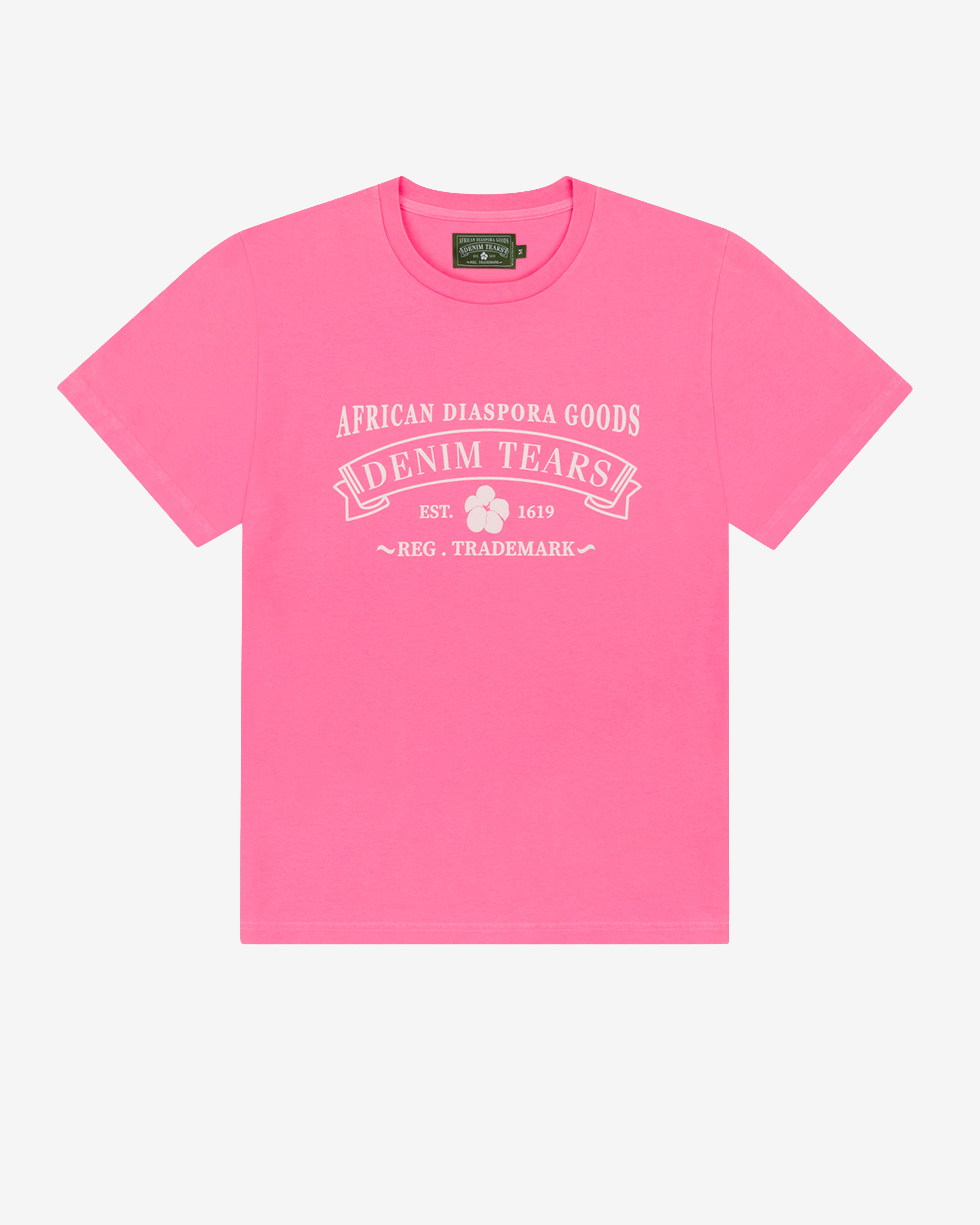 Denim Tears: Men's ADG Tee (Pink) | DSMNY E-SHOP Denim Tears: Men's ADG Tee (Pink) | DSMNY E-SHOP