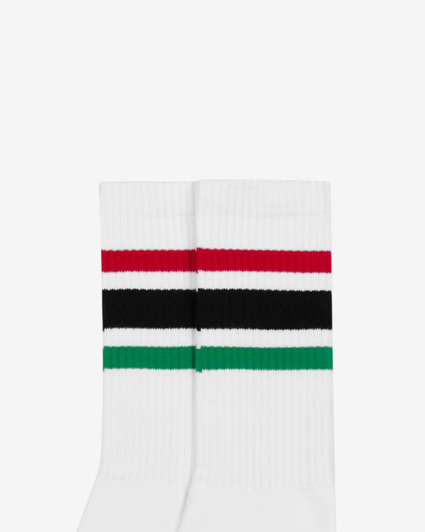 Denim Tears - RBG Socks - (White)