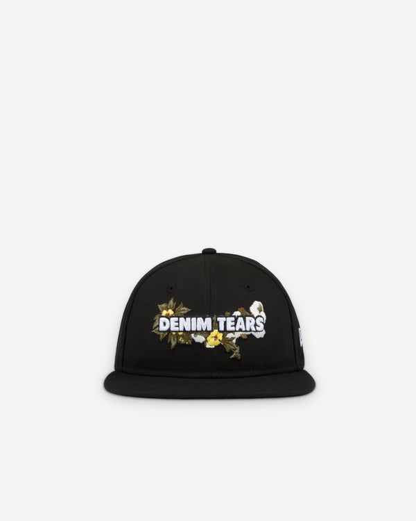 Denim Tears - Men's New Era Floral Logo Cap 950 - (Black)