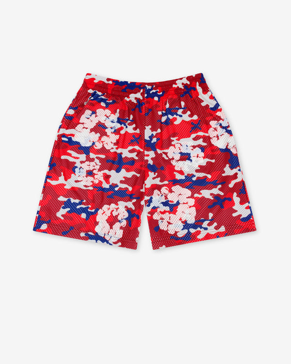 Denim Tears - Men's Wreath Camo Shorts - (Red)