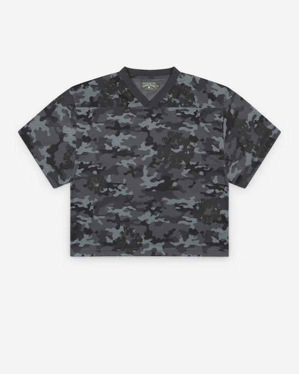 Denim Tears - Men's Camo Wreath Jersey - (Black Camo)