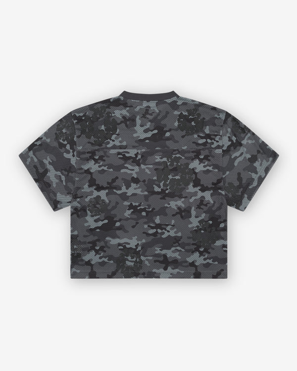 Denim Tears - Men's Camo Wreath Jersey - (Black Camo)
