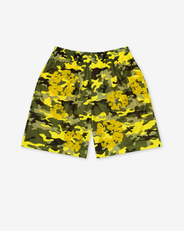 Denim Tears - Men's Wreath Camo Shorts - (Yellow)
