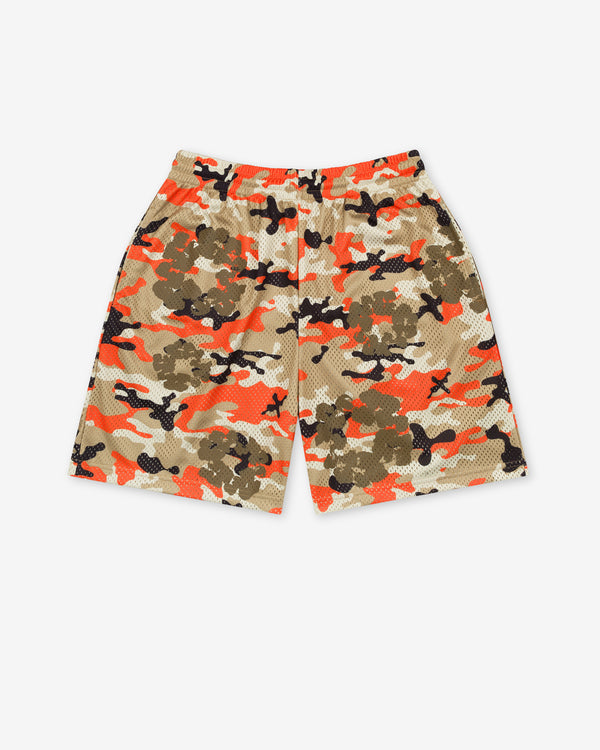 Denim Tears - Men's Wreath Camo Shorts - (Brown/Orange)