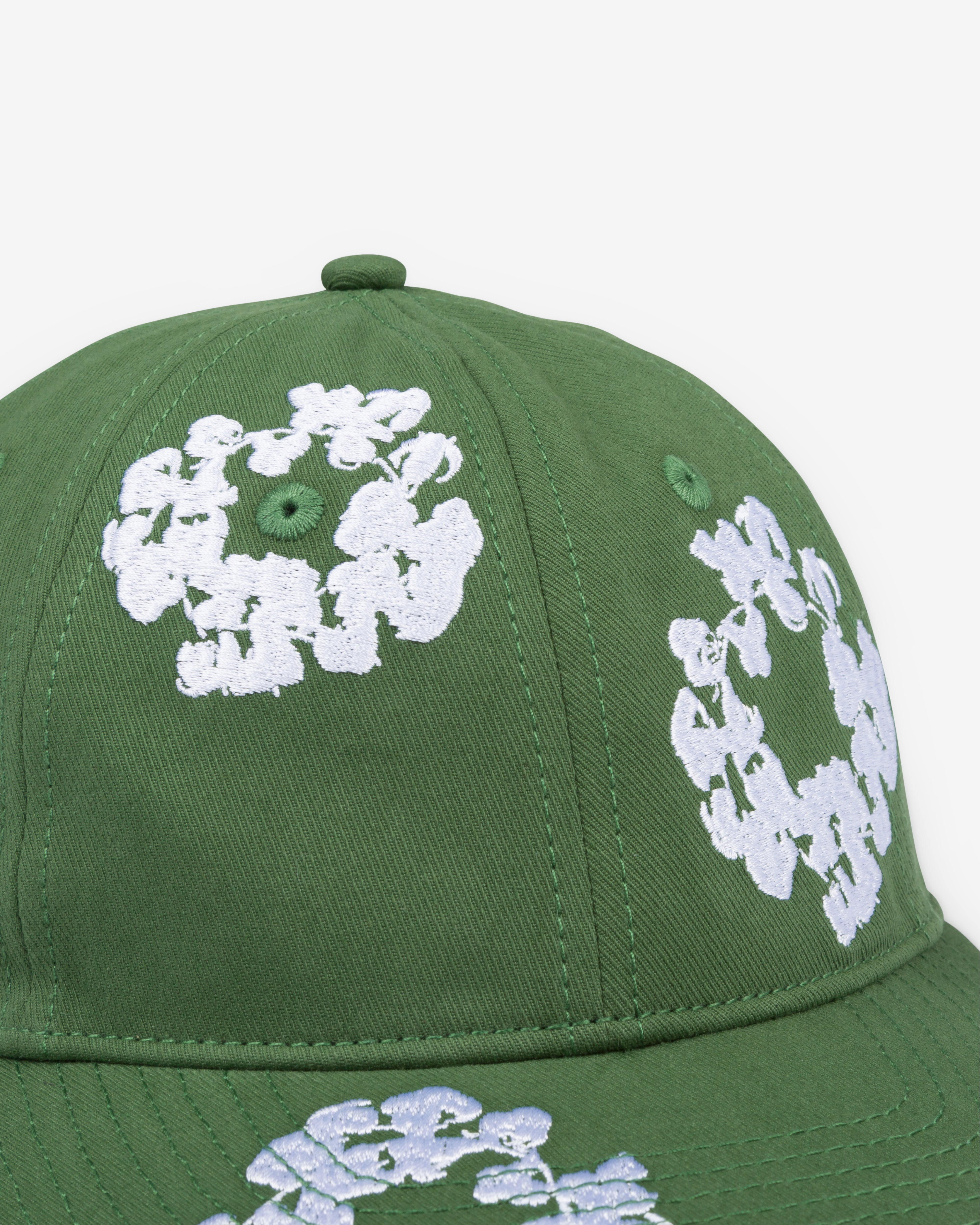 Denim Tears: Men's Cotton Wreath Cap (Green) | DSMNY E-SHOP