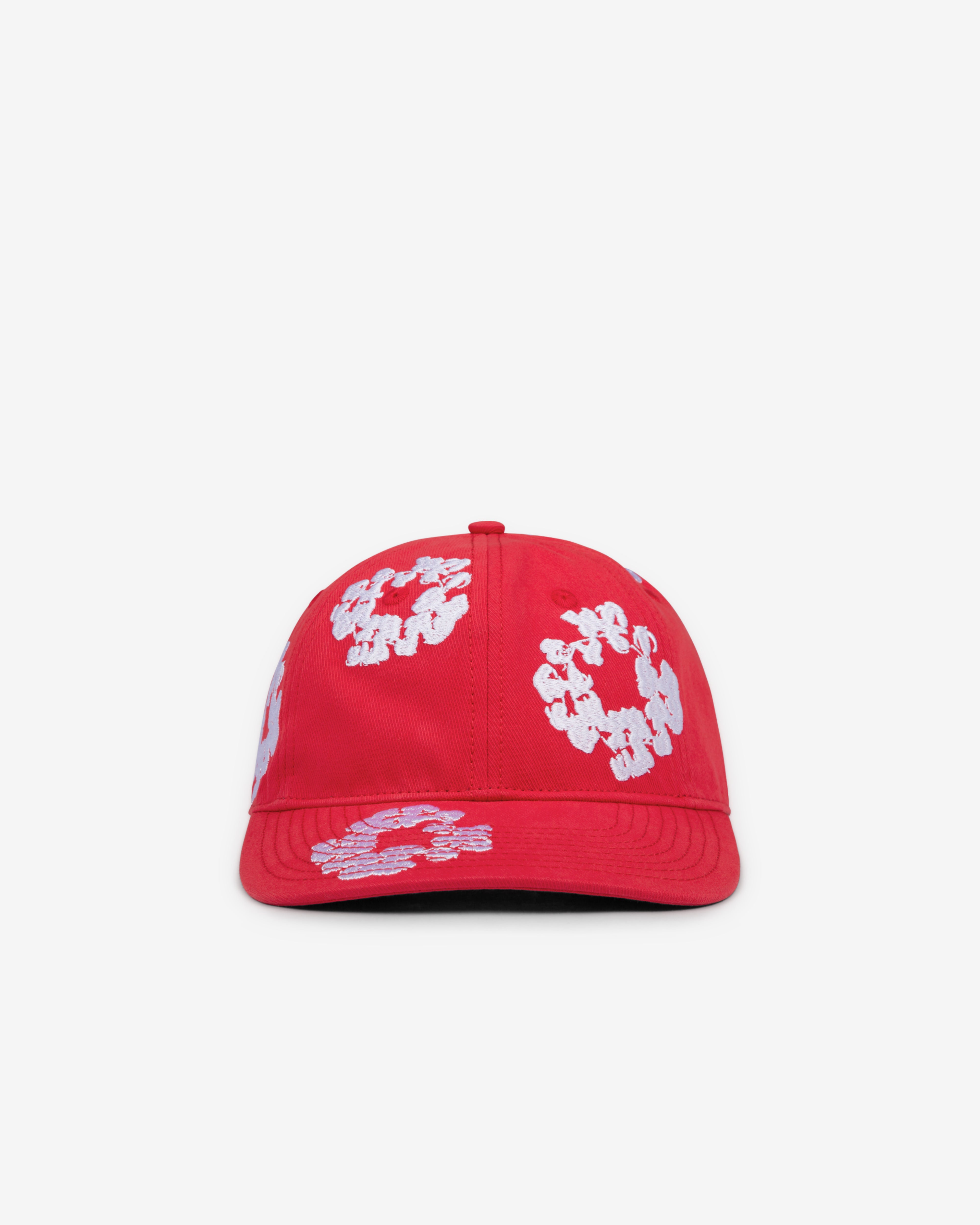 Denim Tears: Men's Cotton Wreath Cap (Red) | DSMNY E-SHOP