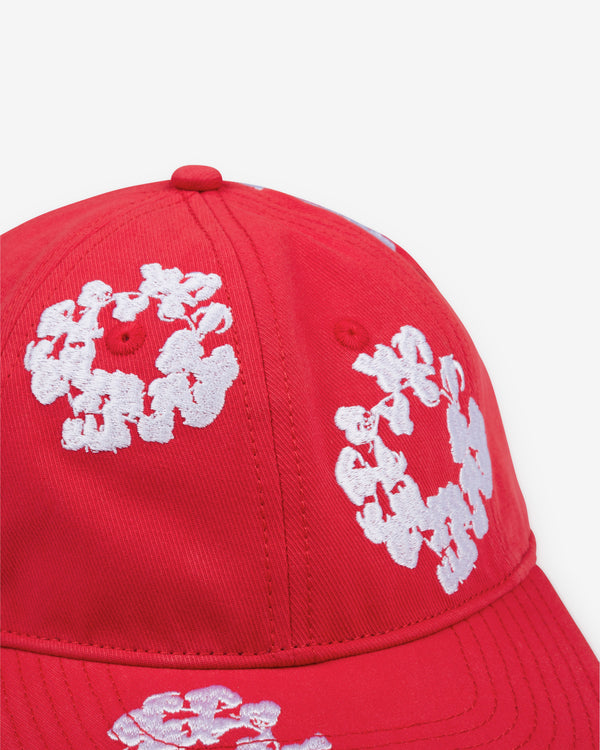 Denim Tears - Men's Cotton Wreath Cap - (Red)