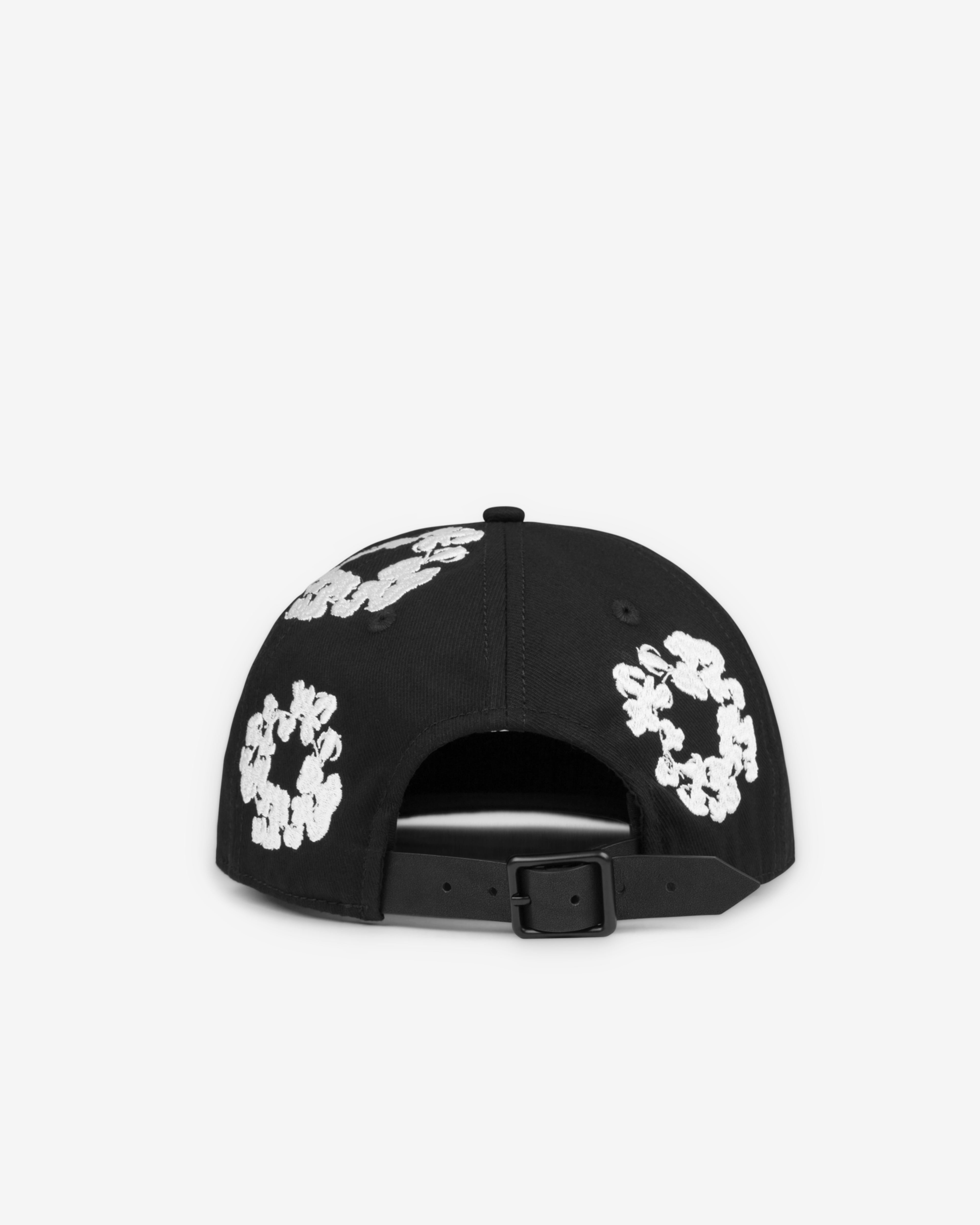 Denim Tears: Men's Cotton Wreath Cap (Black) | DSMNY E-SHOP