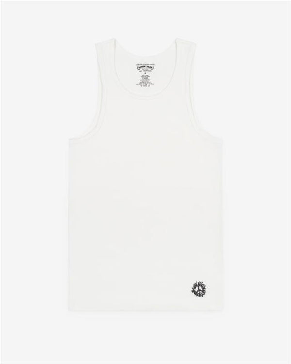 Denim Tears - Men's Peace Wreath Tank - (White)