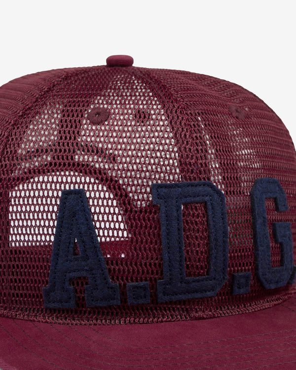 Denim Tears - ADG Mesh Cap - (Burgundy)