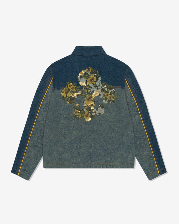 Denim Tears x Levi's - Men's Cotton Fleur De-Lis Denim Track Jacket - (Blue)