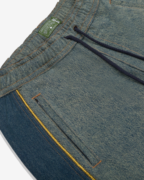 Denim Tears x Levi's - Men's Cotton Fleur De-Lis Denim Track Pants - (Blue)