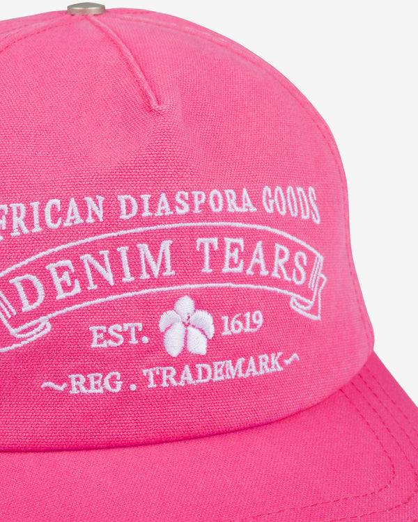Denim Tears - Men's ADG Stamp Cap - (Neon Pink)