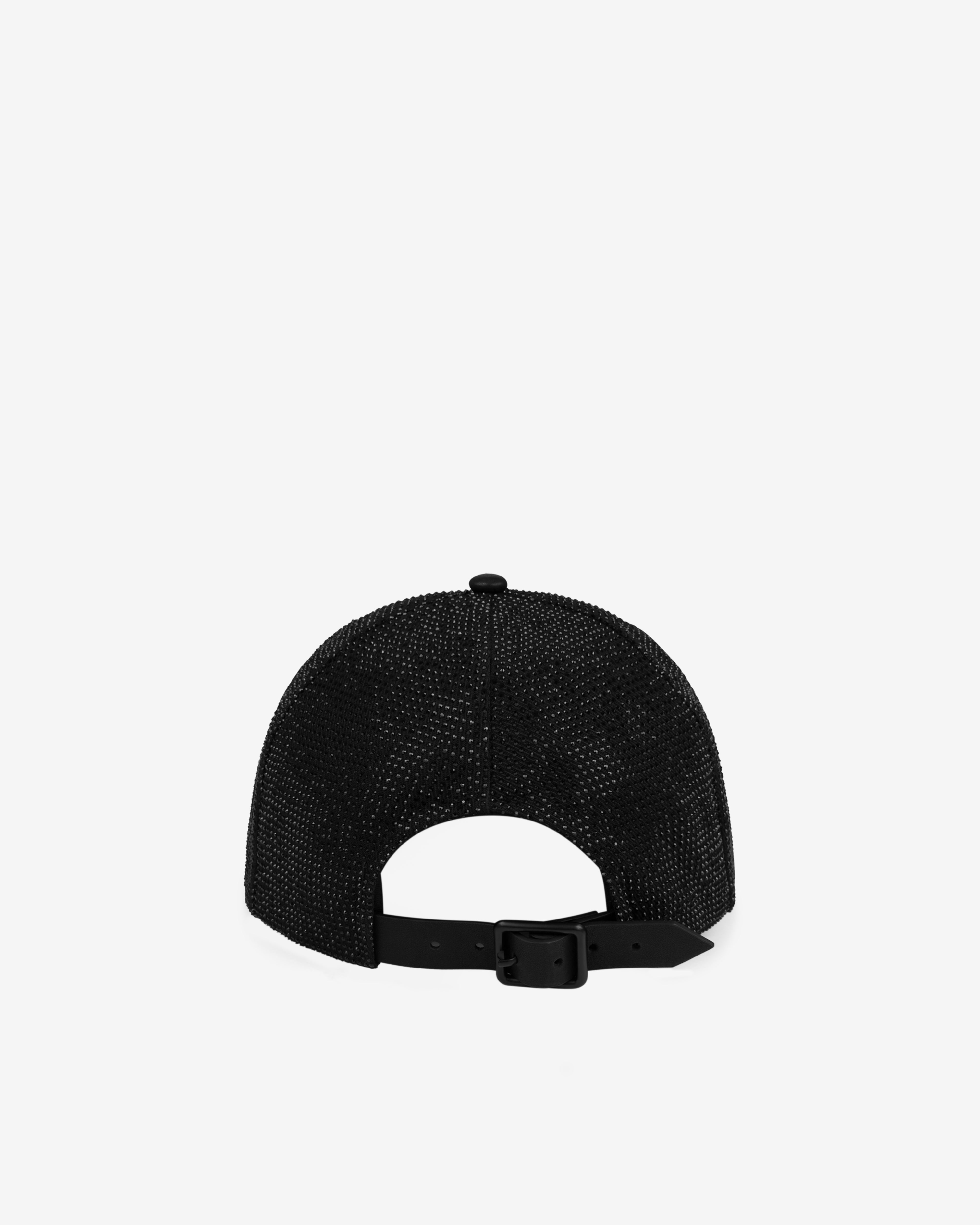 Denim Tears: Men's Strass Logo Cap (Black) | DSMNY E-SHOP