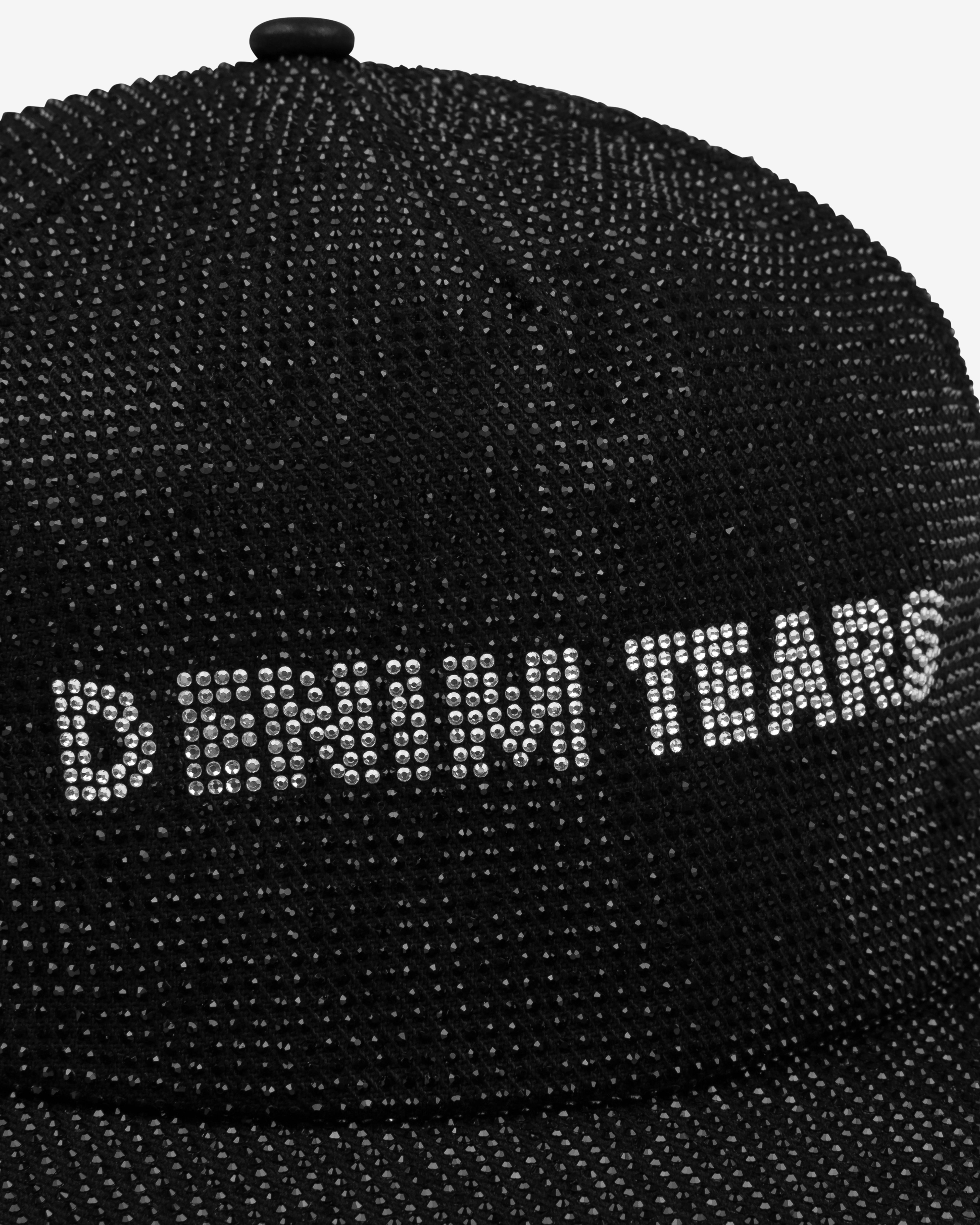 Denim Tears: Men's Strass Logo Cap (Black) | DSMNY E-SHOP