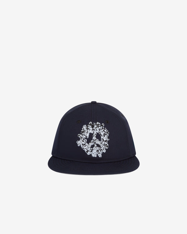 Denim Tears - Men's Peace Wreath Snapback Cap - (Navy)