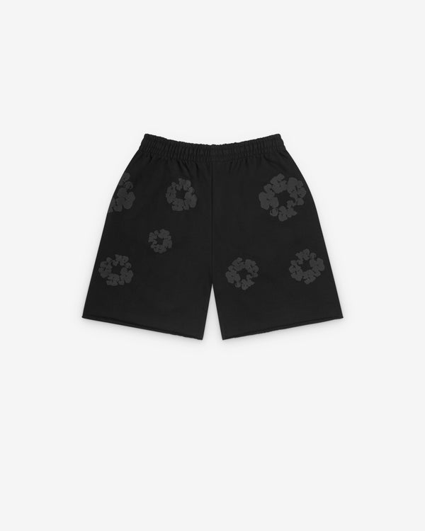 Denim Tears - Men's Mono Wreath Sweatshort - (Black)