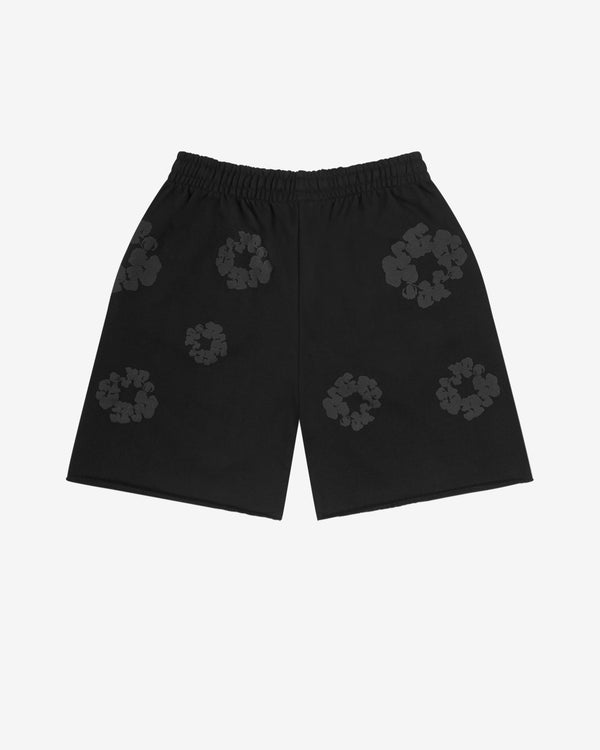 Denim Tears - Men's Mono Wreath Sweatshort - (Black)