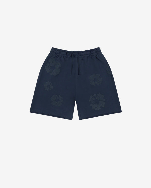 Denim Tears - Men's Mono Wreath Sweat Shorts - (Navy)