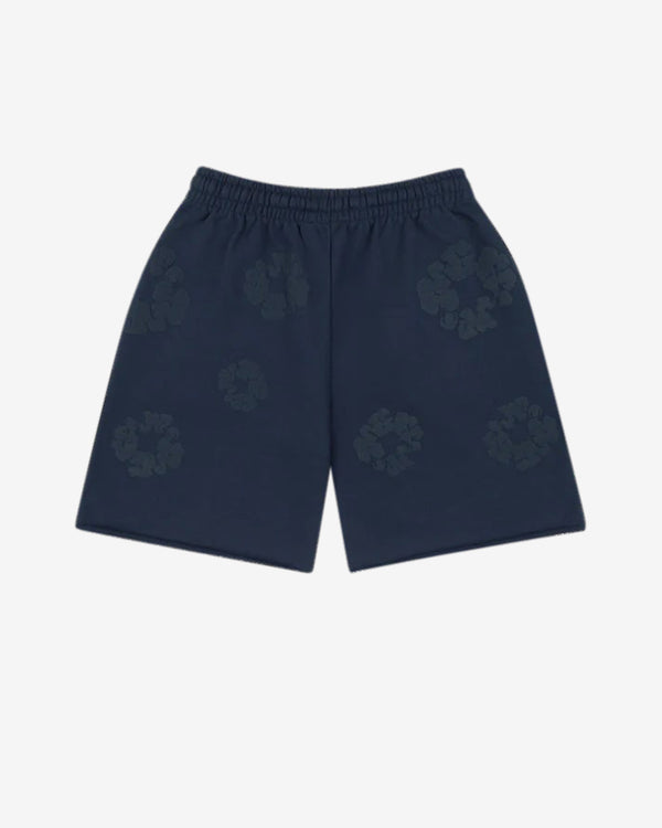 Denim Tears - Men's Mono Wreath Sweat Shorts - (Navy)