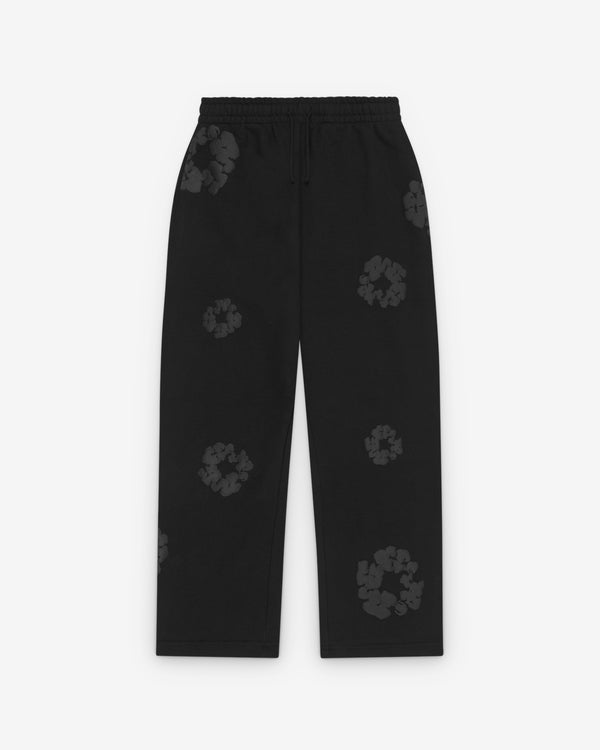 Denim Tears - Men's Mono Wreath Open Hem Sweatpants - (Black)