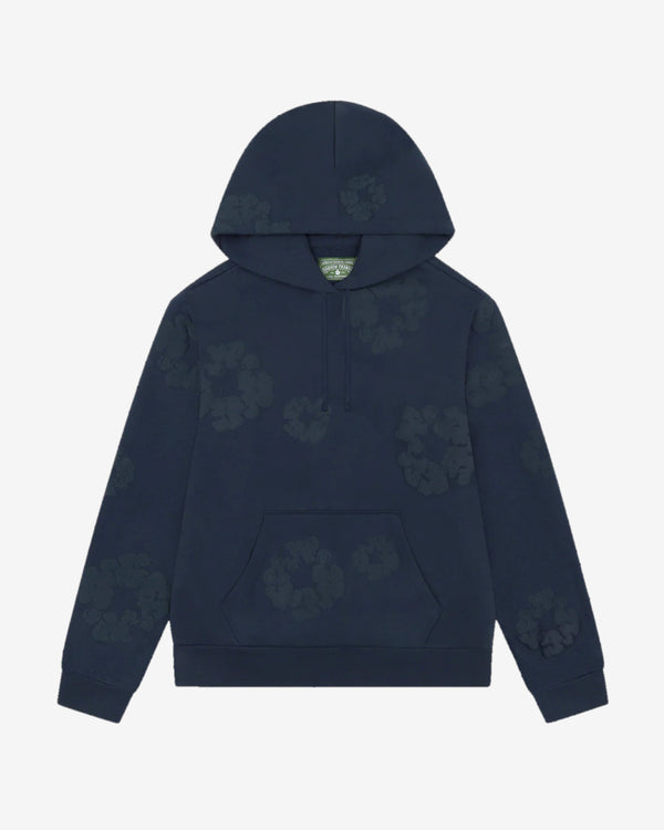 Denim Tears - Men's Mono Wreath Zip Hoodie - (Navy)