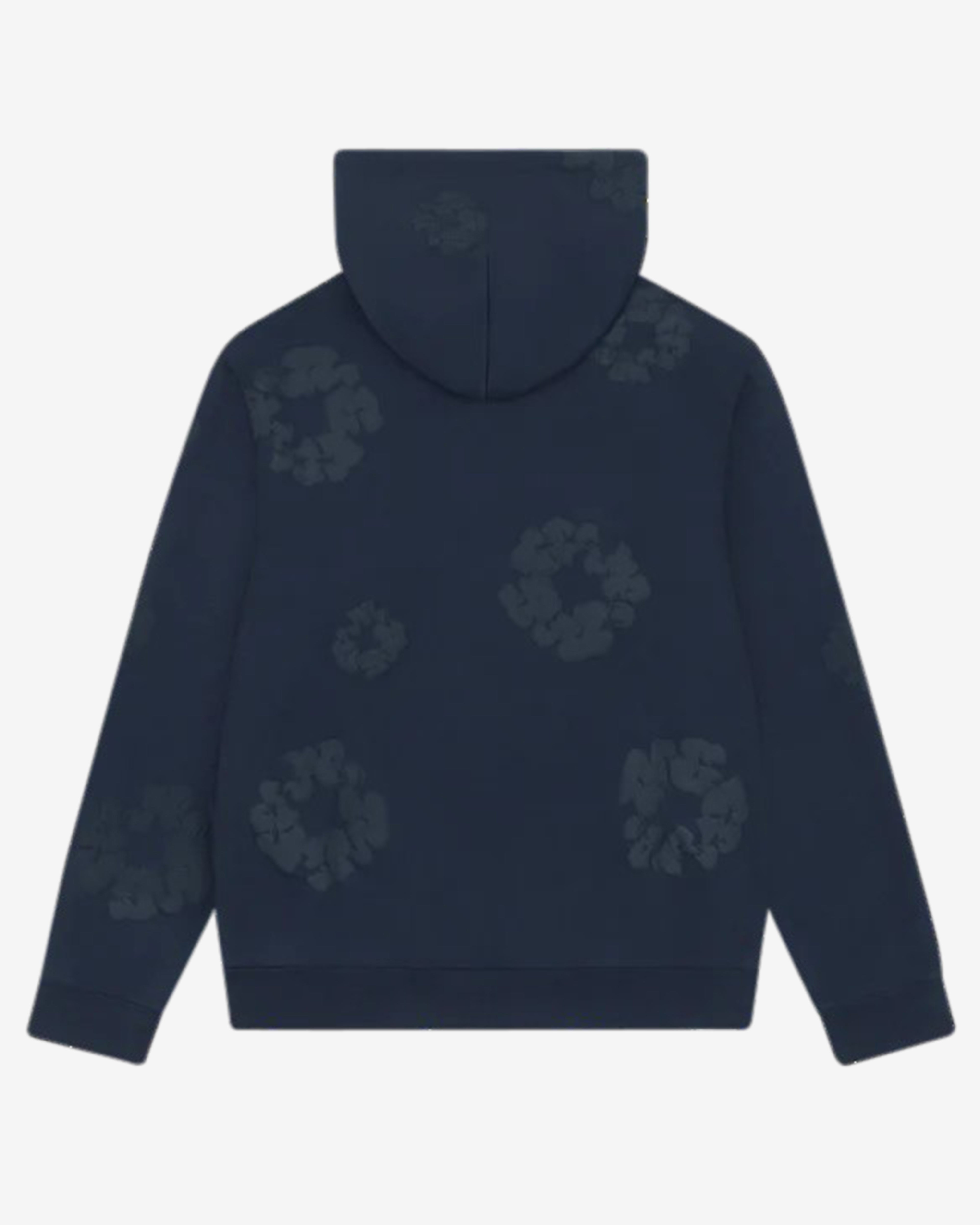 Denim Tears: Men's Mono Wreath Zip Hoodie (Navy) | DSMNY E-SHOP