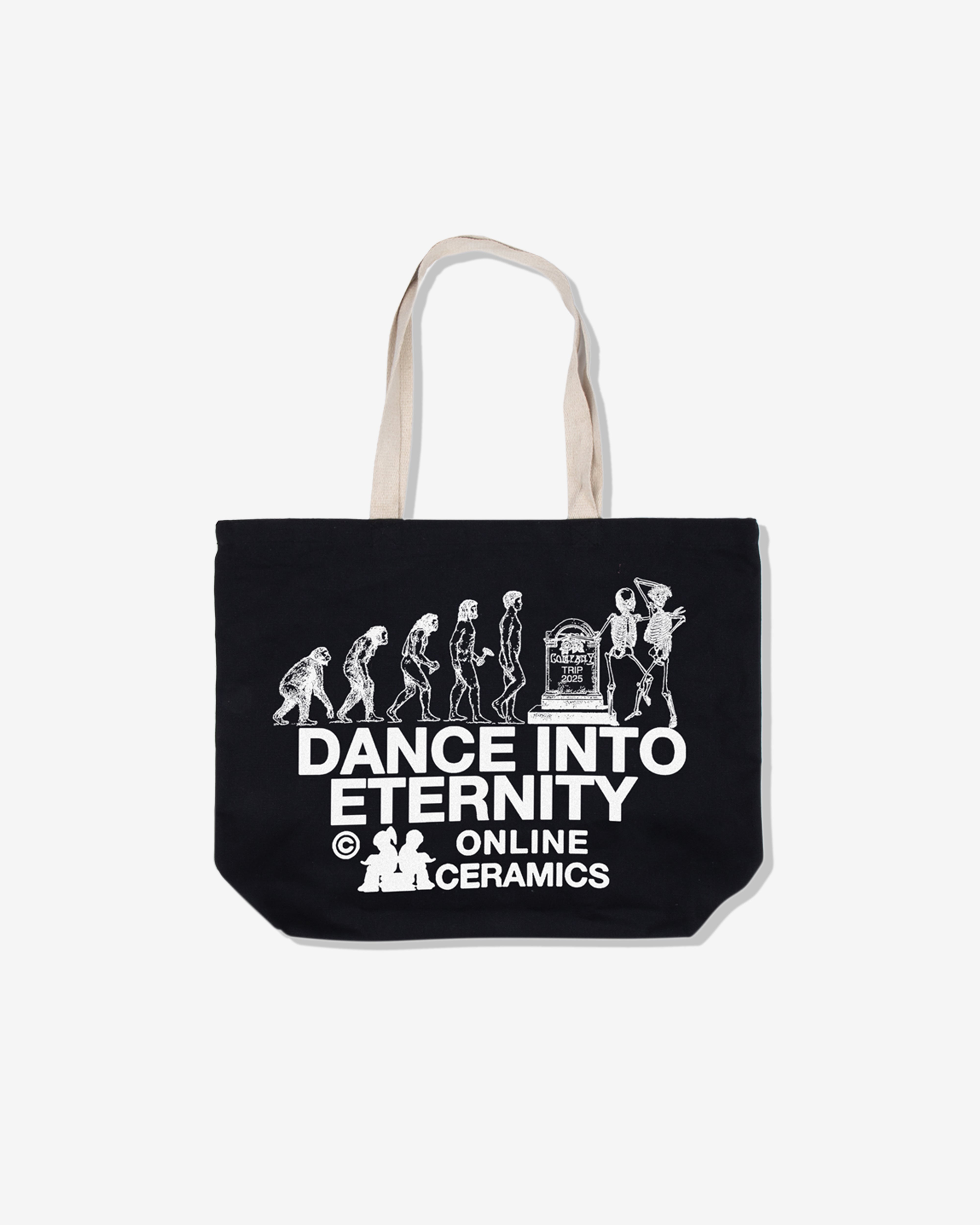 online ceramics トートバッグ Online Ceramics: Dance Into Eternity Tote (Black) | DSMNY E-SHOP