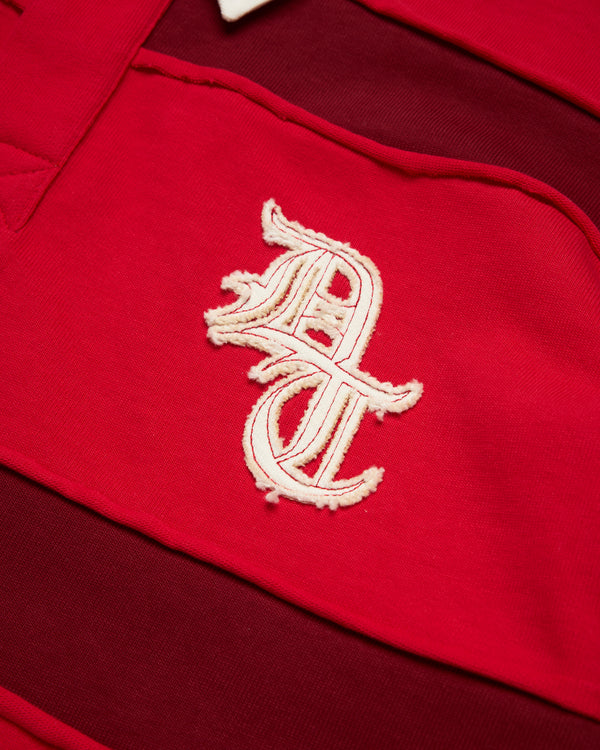 Denim Tears - Men's Denim U Paneled Rugby - (Red)