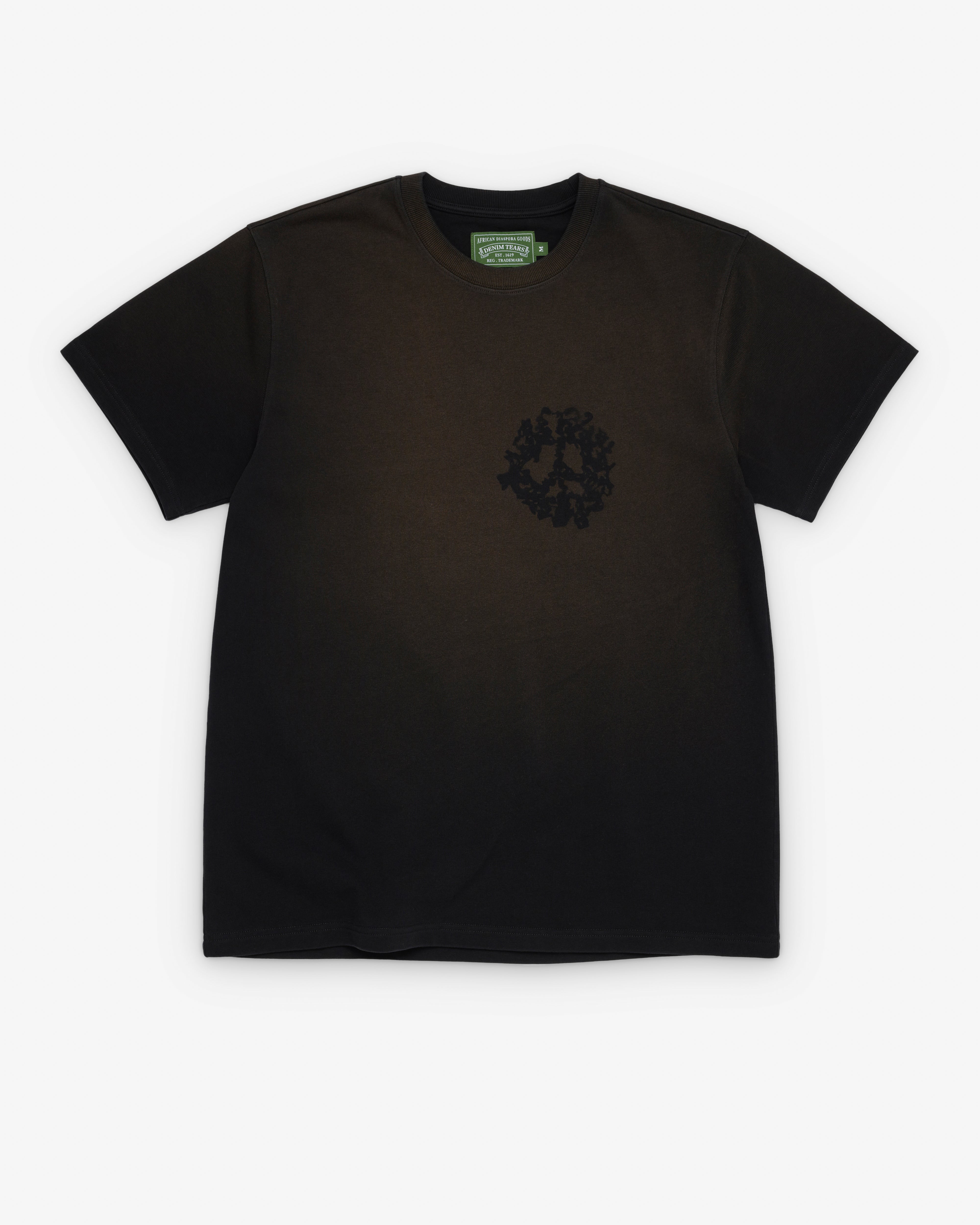 Denim Tears: Men's Denim U Knockout Tee (Black) | DSMNY E-SHOP