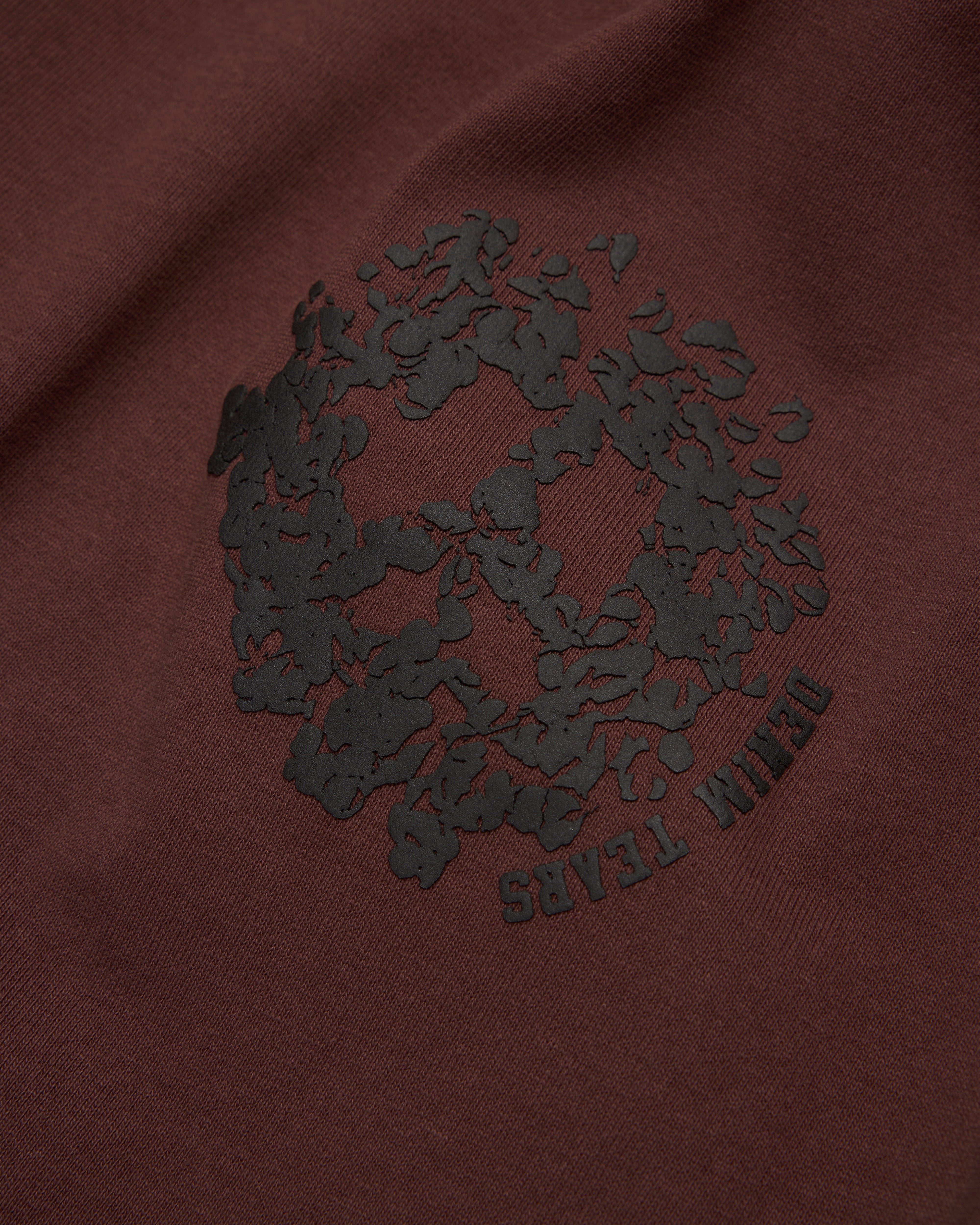Denim Tears: Men's Denim U Ringer Tee (Brown) | DSMNY E-SHOP