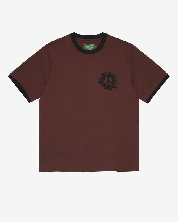 Denim Tears - Men's Denim U Ringer Tee - (Brown)