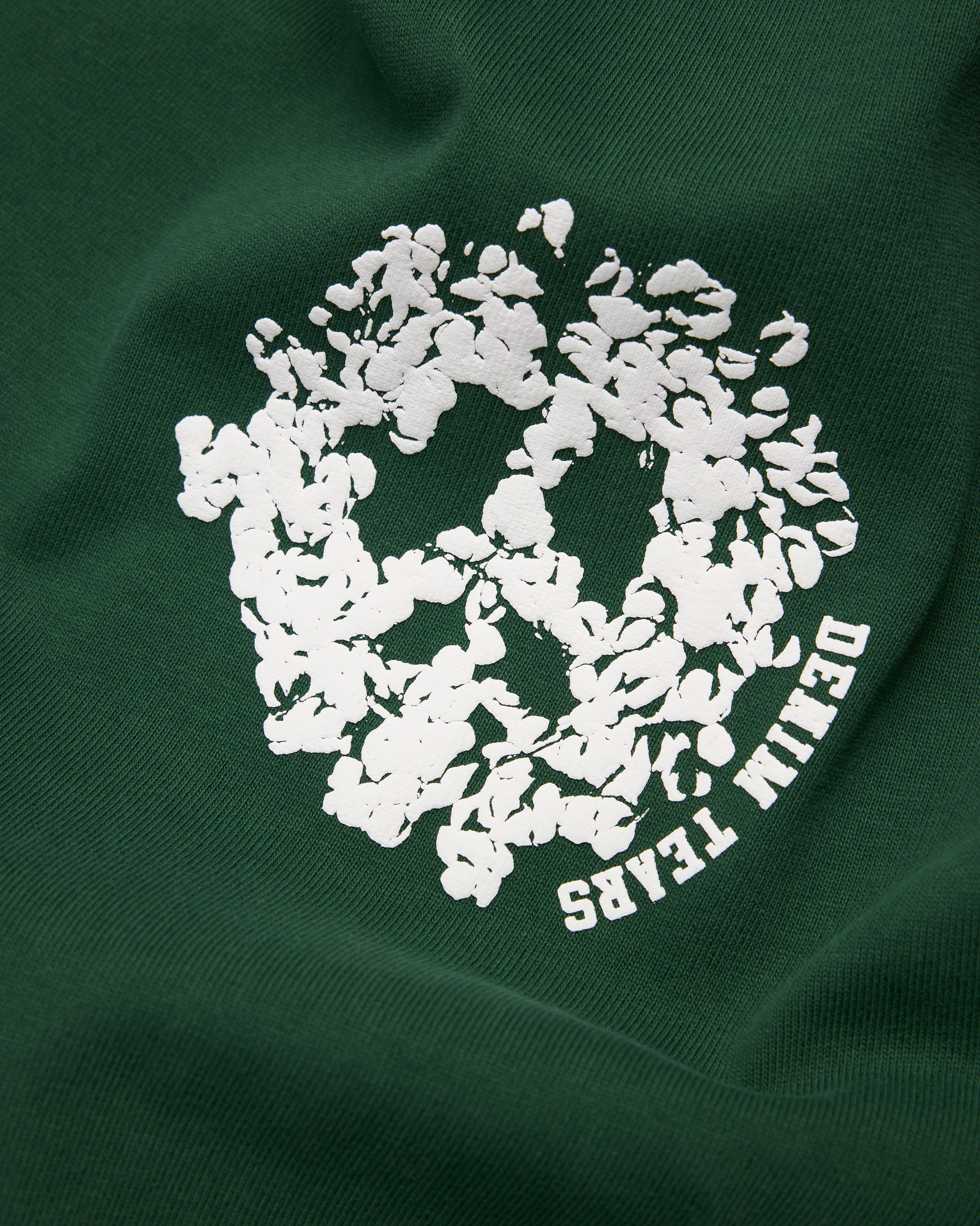Denim Tears: Men's Denim U Ringer Tee (Green) | DSMNY E-SHOP