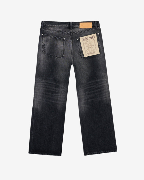 Brain Dead - Men's Type 00 13.2oz Selvedge Denim Pant - (Washed Black)