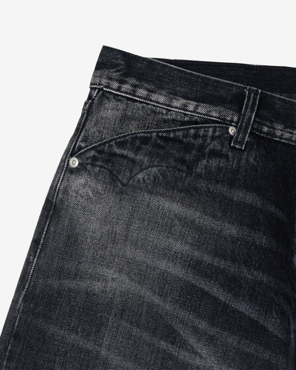 Brain Dead - Men's Type 00 13.2oz Selvedge Denim Pant - (Washed Black)